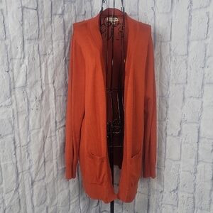 Zenana Outfitters‎ Orange Cardigan Sweater
